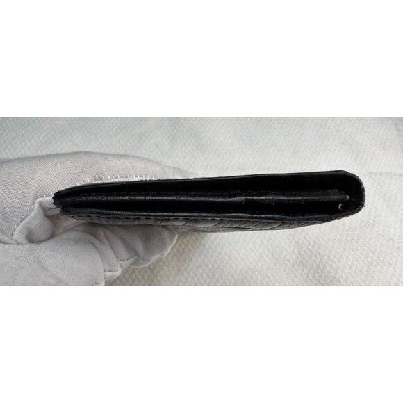 Burberry Black Leather Slim Zipper Wallet with‎ COA - Picture 8 of 16